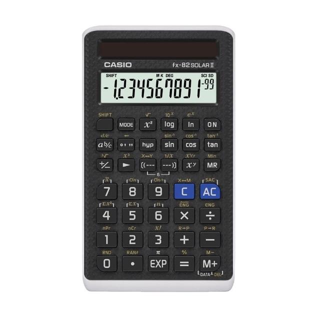 【CASIO 卡西歐】12位數國考型工程用計算機(FX-82SOLARII)