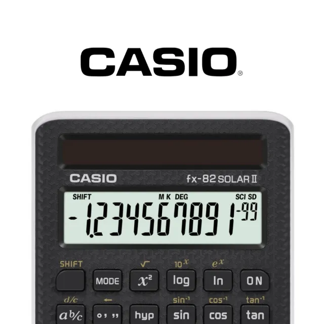 【CASIO 卡西歐】12位數國考型工程用計算機(FX-82SOLARII)