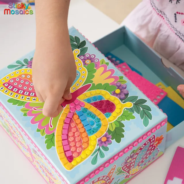 【Sticky Mosaics】馬賽克拼貼-珠寶收藏盒(隨拆隨玩、具備收納功能)