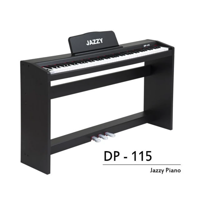 【JAZZY】88鍵仿重鎚力度感應電鋼琴 DP-115(電鋼琴)