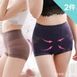 【PINK LADY】2件組-蠶絲褲底 提托翹臀  高腰收腹機能輕塑褲(透膚/雙層加壓/縮腹/提臀/塑身褲)
