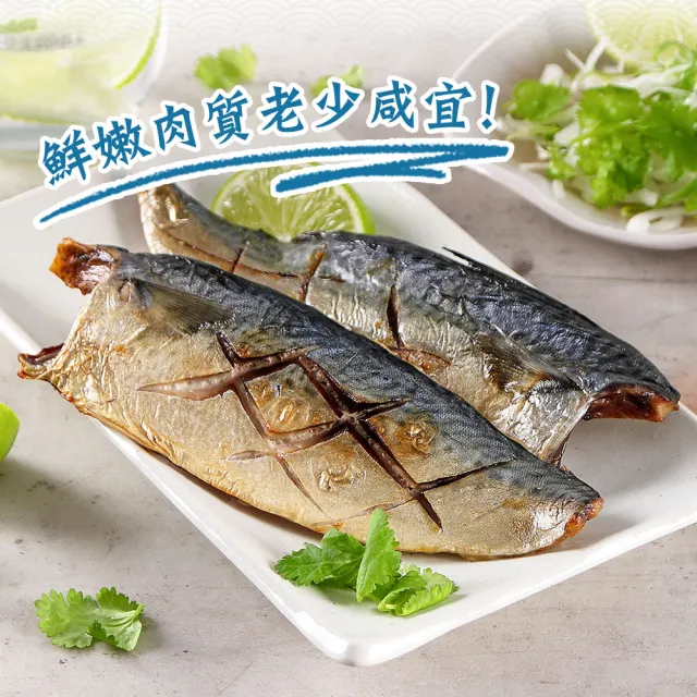 【享吃海鮮】南方澳鮮撈無鹽鯖魚 20片組(2片裝/110-120g/片)