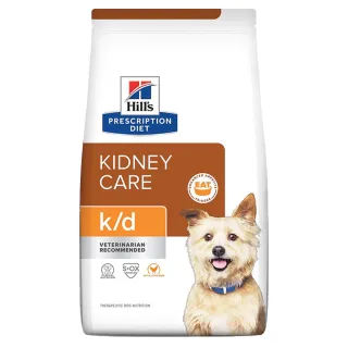 【Hills 希爾思】犬用處方 K/D腎臟病護理飼料 8.5磅(控制磷含量 維持精實肌肉量)