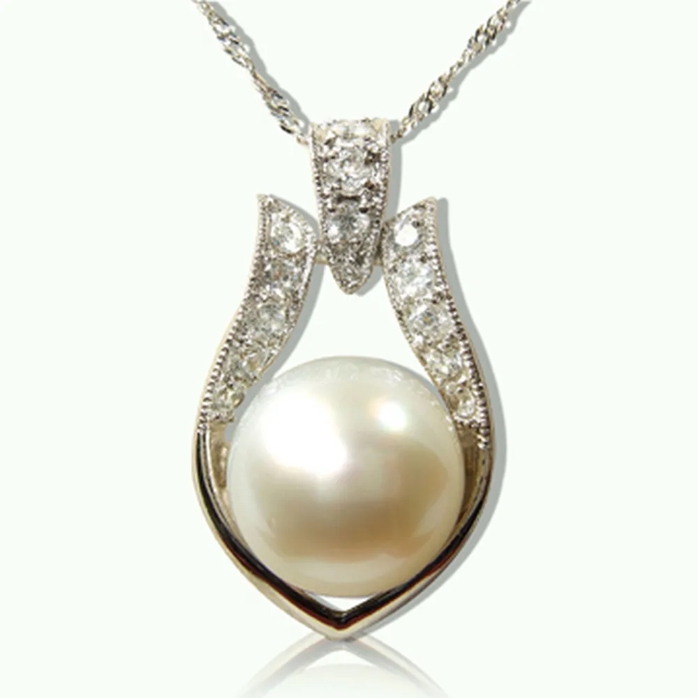 【小樂珠寶】極品美極了超大顆白珠10-11mm粒徑天然珍珠項鍊(新娘伴娘宴會派對主角指定款)