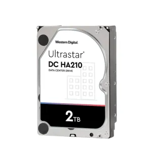 【WD 威騰】Ultrastar DC HA210 2TB 3.5吋 企業級內接硬碟(HUS722T2TALA604)