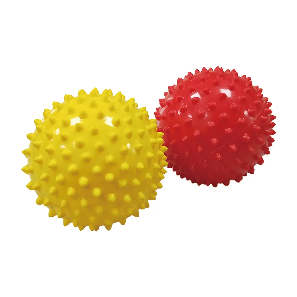【Fun Sport】肌靈靈深層筋膜療癒球10cm-兩球-顏色隨機(按摩球 放鬆球 瑜珈球 筋膜球 兒童球 玩具球)