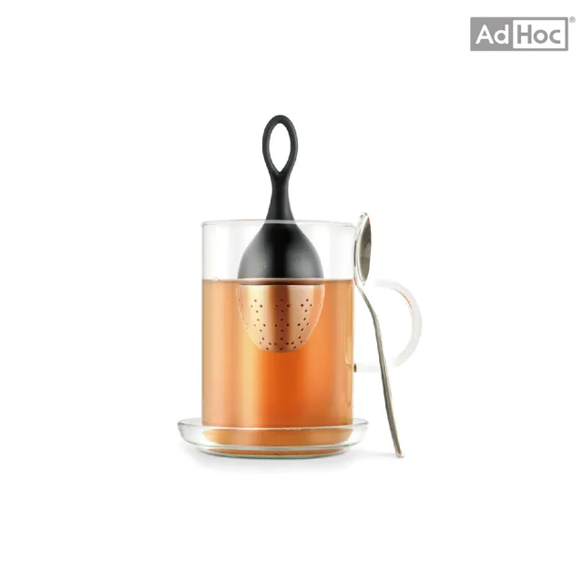 【AdHoc】漂浮濾茶器  黑色