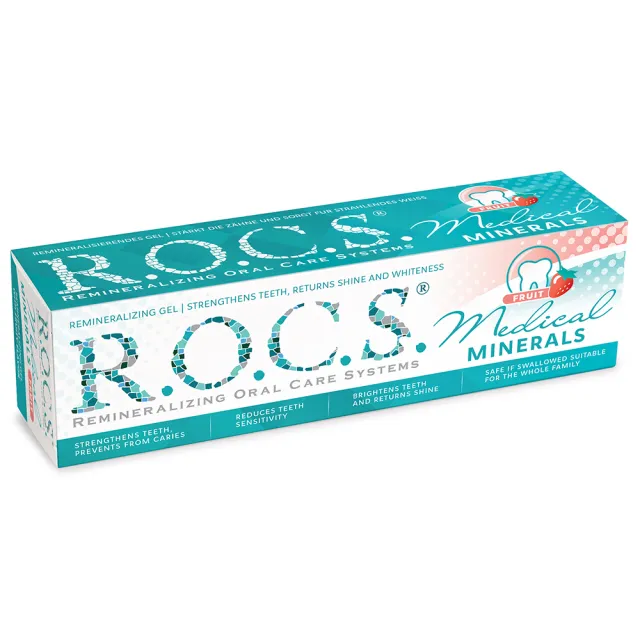 【R.O.C.S.】再礦化修護琺瑯質凝膠晚安面膜 甜蜜水果 35ml/45g