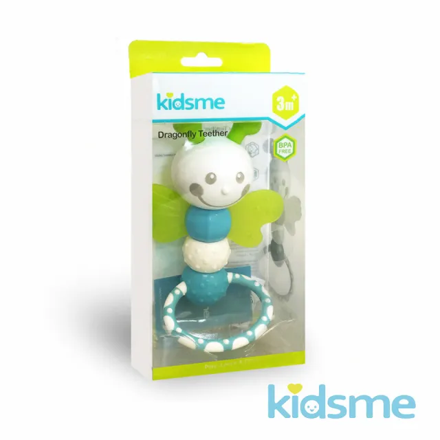 【kidsme】蜻蜓拉環固齒器