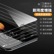 iPhone X XS 非滿版9H鋼化膜手機保護貼 透明 藍紫光(買膜送手機殼)