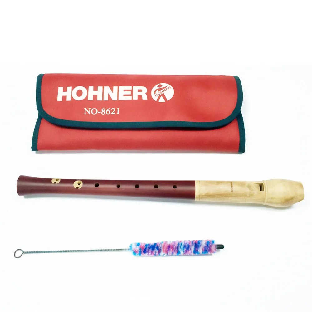 【Hohner 德國品牌】梨木 高音木笛直笛 英式 暗紅色(NO.8621)