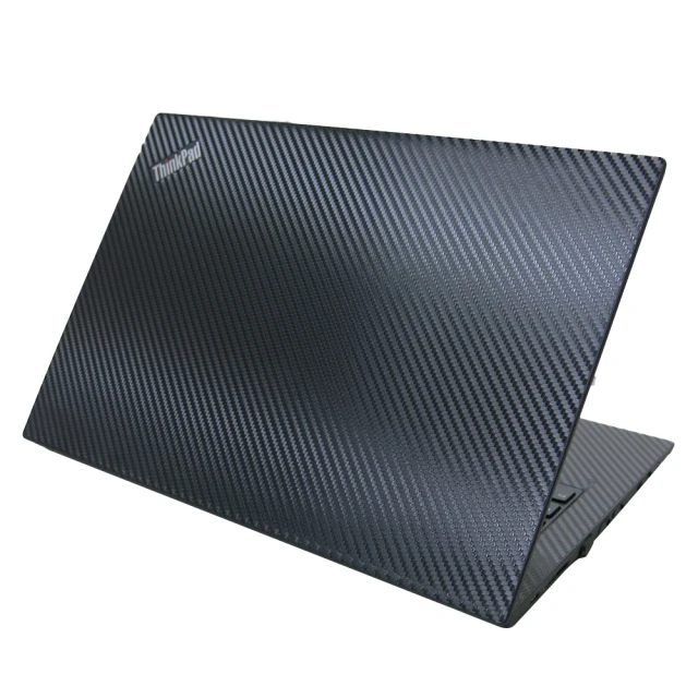 【Ezstick】Lenovo ThinkPad T480S 黑色立體紋機身貼(含上蓋貼、鍵盤週圍貼)