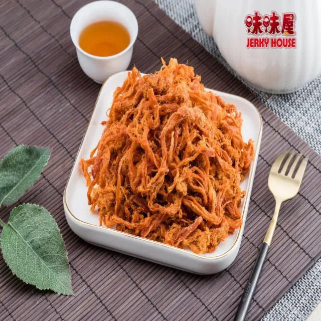 【味味屋肉干】金玉龍馬禮盒大包裝*1盒(招牌蜜汁肉干200g+招牌黑胡椒肉干200g+豬肉絲200g)