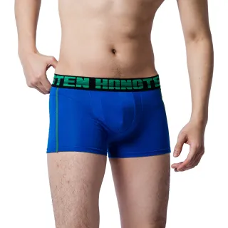 【Hang Ten】4D運動平口四角褲_藍_HT-C12010(HANG TEN/男內著)