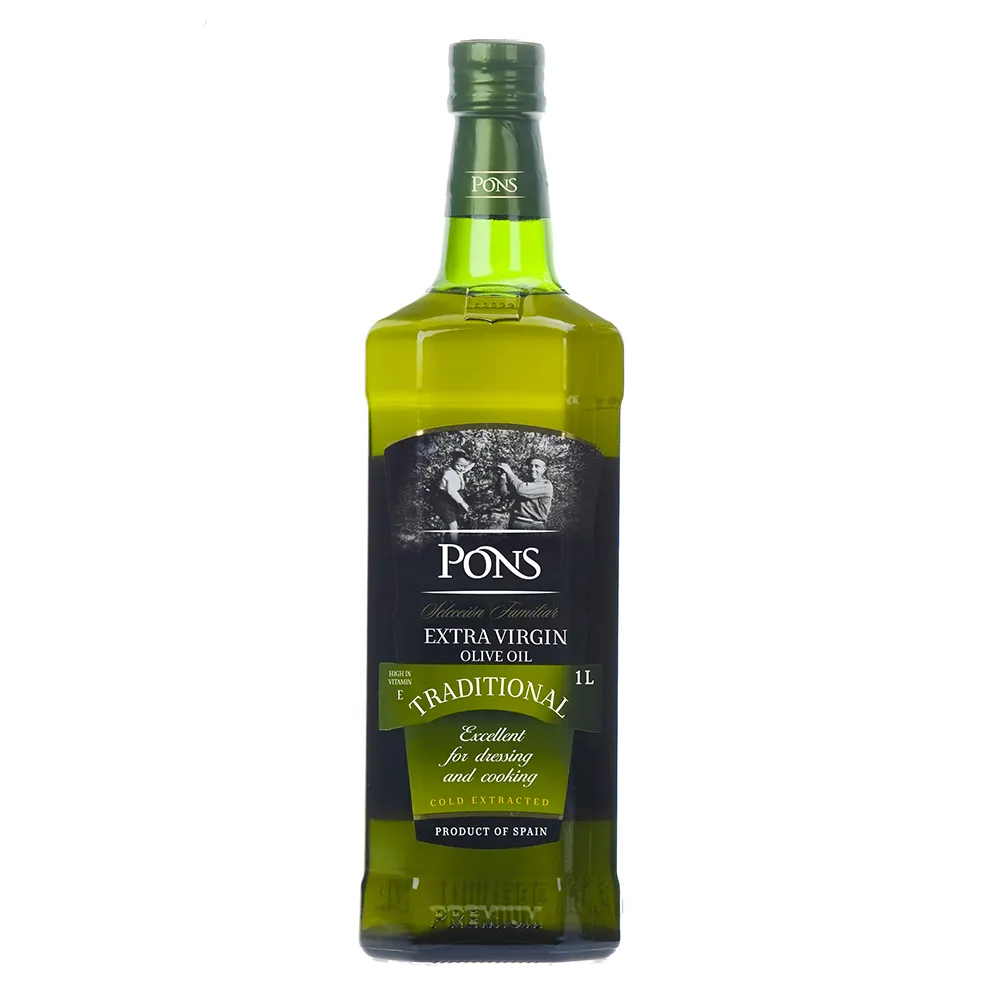 【PONS龐世】2入組公司貨正品-特級冷壓初榨橄欖油1000ml(橄欖油 高檔於 花生油 大豆 沙拉油)
