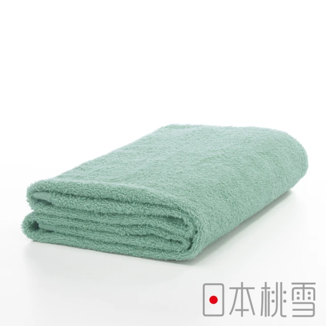 【日本桃雪】日本製原裝進口精梳棉飯店浴巾(果綠  鈴木太太公司貨)