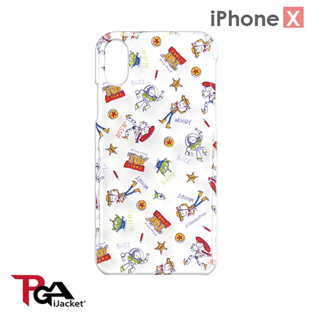 【iJacket】iPhone Xs/X  5.8吋 迪士尼 透明/彩繪 手機殼(玩具總動員)