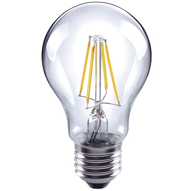 買四送一 LED A60球型燈泡 全電壓 6.5W E27 白光 5入(燈絲燈 仿鎢絲燈60W LED燈)