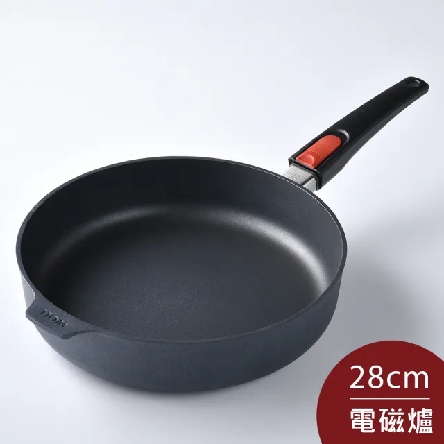 【Woll】Diamond Lite 輕量鑽石 圓形不沾平底深鍋 28cm 不沾鍋 平底鍋 {電磁爐 IH爐可用}(平輸品)