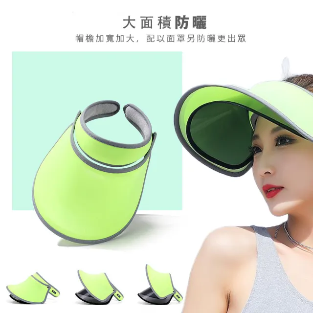 【JAR嚴選】升級版抗UV雙層遮陽帽(買一送一 超值優惠)