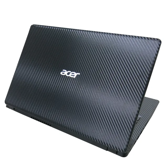 【Ezstick】ACER A515-52 G 黑色立體紋機身貼(含上蓋貼、鍵盤週圍貼)