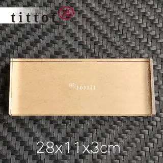 【tittot 琉園】壓克力底座_28x11x3cm中長(送禮/琉璃/禮物/玻璃/水晶/藝術品/擺飾/禮贈/企業/)