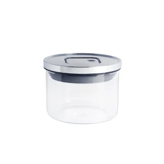 【AXIS 艾克思】330ml玻璃不鏽鋼食物保鮮密封罐(乾濕食材皆可)