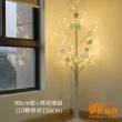 【iSFun】雪白樺樹＊花藝聖誕新春樹木情境景觀燈90cm