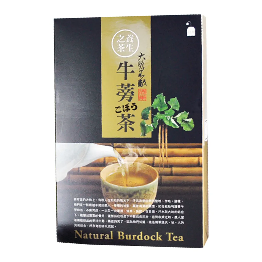 【將軍農會】牛蒡茶包禮盒X1盒(7gX12包/盒)