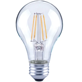 【Luxtek樂施達】買四送一 LED A19球型燈泡 4W E27 白光 5入(燈絲燈 仿鎢絲燈40W LED燈)