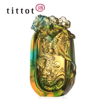 【tittot 琉園】在握(故宮聯名款、適合各式送禮、藝品欣賞、琉璃作品、水晶玻璃品)