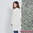 【RED HOUSE 蕾赫斯】素面長版針織外套(白色)