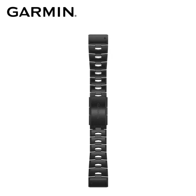 【GARMIN】QUICKFIT 26mm 石墨灰DLC鈦金錶帶