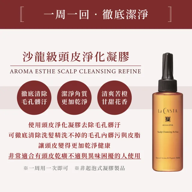 【La CASTA 蕾珂詩】沙龍級頭皮淨化凝膠N 150ml(洗髮前使用)