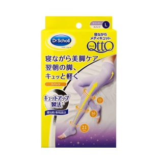 【Scholl 爽健】QTTO三段提臀褲襪型美腿襪(日本進口)