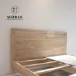 【MORiii 森手木工】新和風 雙人五尺白橡木實木床架