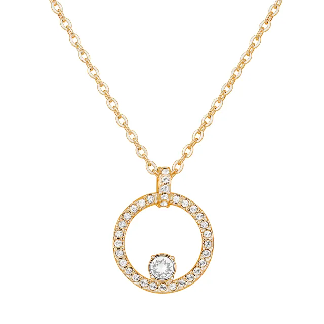 【SWAROVSKI 施華洛世奇】Constella 玫瑰金項鍊(真 品 平 輸)