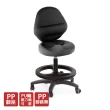 【GXG】吧檯椅 加椅背 塑膠踏圈/防刮輪(TW-T10 EXK)