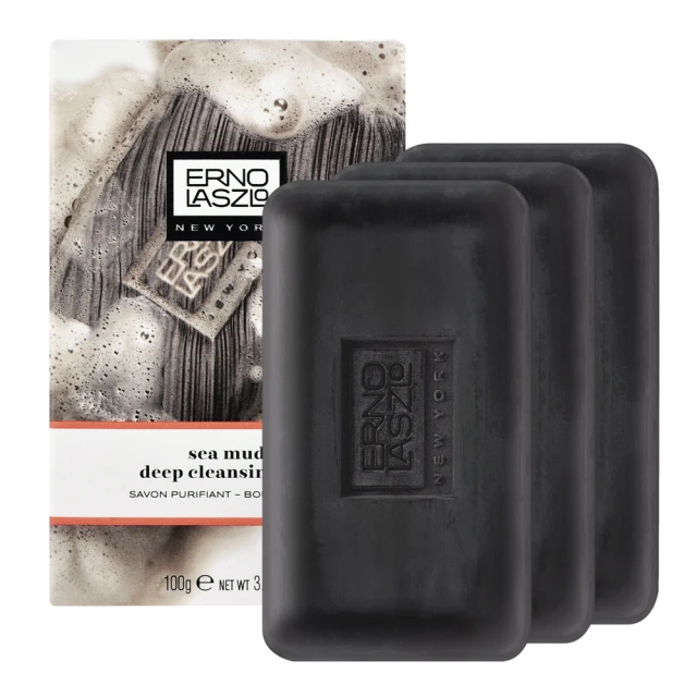 ERNO LASZLO 奧倫納素 逆齡奇蹟 死海礦泥皂 100g 超值3入組(平行輸入)