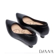 【DIANA】漫步雲端布朗尼美人款-輕彈OL舒適4.5公分尖頭制鞋(黑)