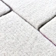 【山德力】ESPRIT 地毯 舒雅 170X240CM(不規則 白色 方格 客廳 書房  起居室 生活美學)