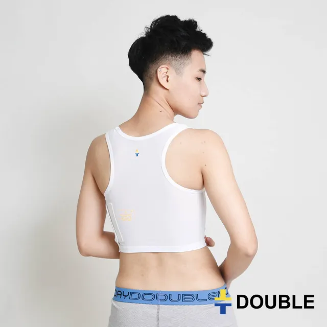 【DOUBLE】DOUBLE束胸 COOL MESH 黏貼半身(大尺碼)