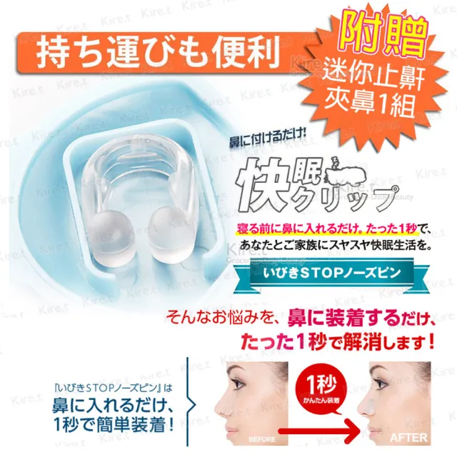 【kiret】日本 快眠 防打呼 夜間止鼾貼片-36枚 贈迷你止鼾夾鼻(止鼾貼 嘴貼 打呼器 止鼾器)
