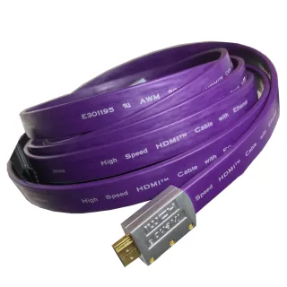 【iNeno】HDMI 2.0 高畫質 高速傳輸 發燒專業級扁平傳輸線 5M(年終/影音設備/電腦周邊)