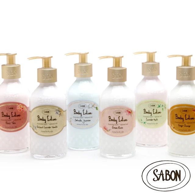 【SABON】身體乳液200ml 玻璃圓瓶(香味任選)