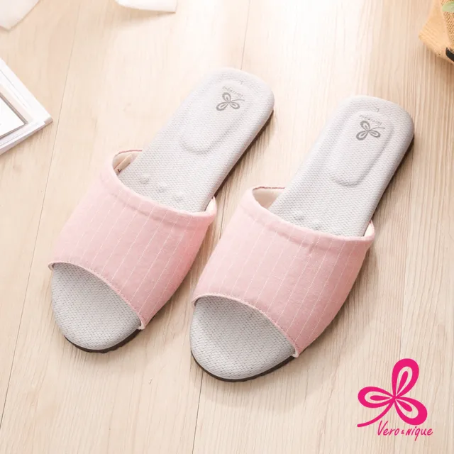 【維諾妮卡】復古健康環保銀離子拖鞋(4色)