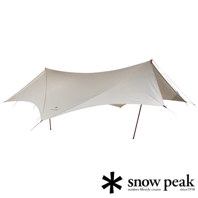 【Snow Peak】雪峰HD 六角蝶形天幕 Pro.象牙白 TP-260IV(TP-260IV)
