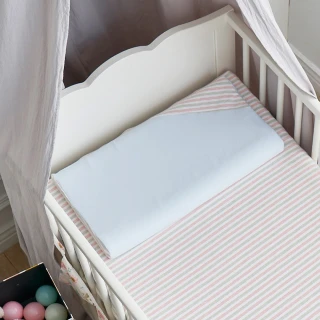 【TENDAYS】有機棉可水洗透氣兒童枕(和風藍 5-8歲 可水洗記憶枕)