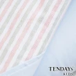 【TENDAYS】有機棉可水洗透氣兒童枕(和風藍 5-8歲 可水洗記憶枕)