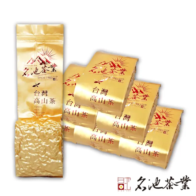 【名池茶業】獨品奶香台灣金萱烏龍茶葉150gx6包(共1.5斤)